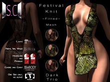 .:S.C:. Top - Festival Knit - TRIO - Darks