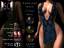 .:S.C:. Top - Festival Knit - TRIO - Jewel Tone