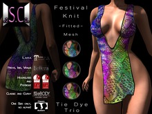 .:S.C:. Top - Festival Knit - TRIO - Tie Dye