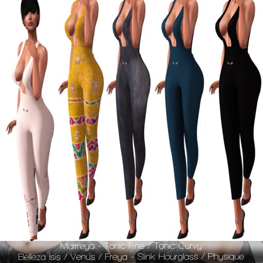 -CANDY-Deep cut jumpsuit outfith