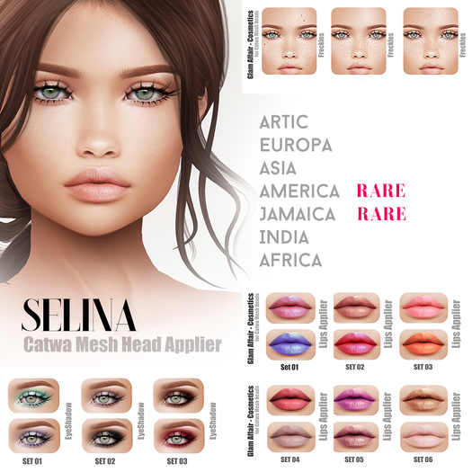Glam Affair Cosmetics - Selina Freckles - SET 3
