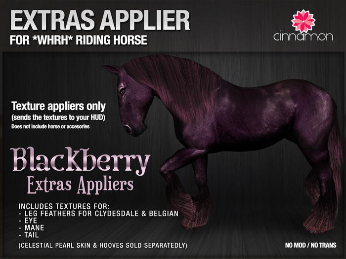 *CINNAMON* Extras appliers - BLACKBERRY - BOX