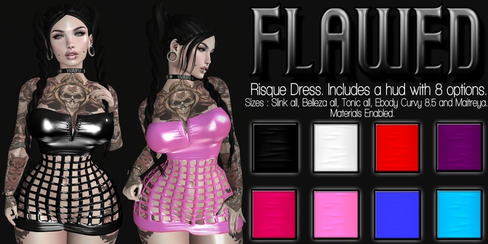 Flawed - Risque Dress /w Hud *Materials* - Female