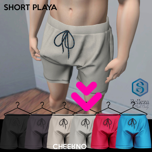 CHEERNO - S/S_18 Short Playa Sand