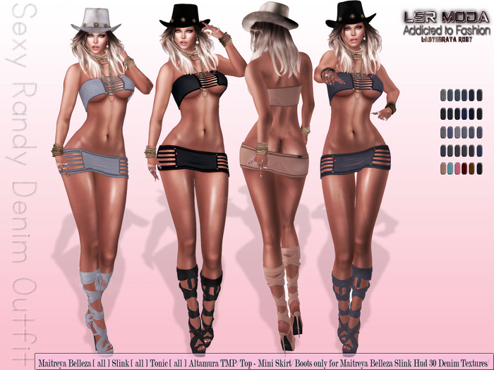 [ LsR ] - Sexy Randy Denim Outfit