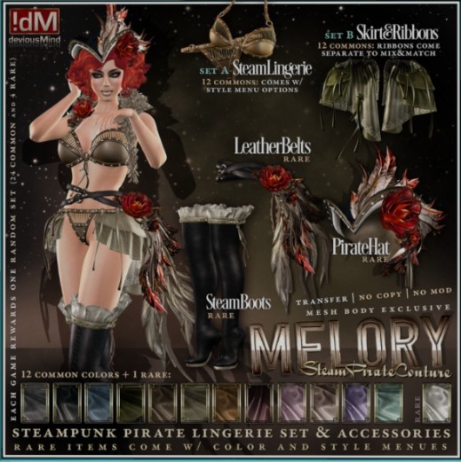 !dM Melory **ROSE** AddOns LARA (BOX #9B)