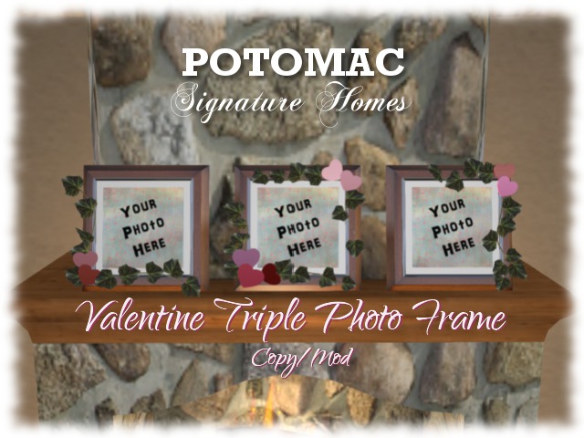 Valentine Triple Photo Frame COPY 
