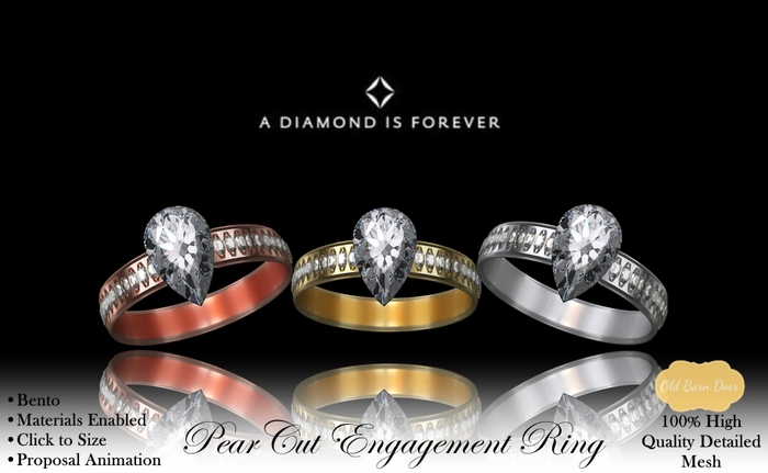 {OBD} Bento PS Engagment Ring (Rose Gold) [BOXED]