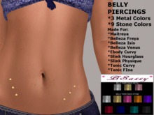 *BSASSY* BELLY PIERCINGS WITH HUD