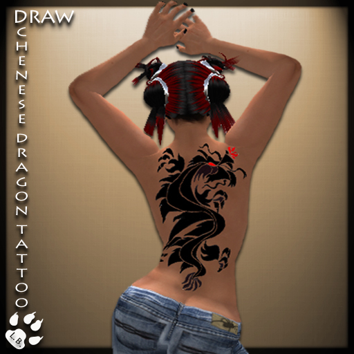 Draw Chenese Dragon Tattoo