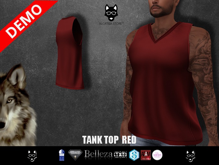 [DEMO] Alcateia - Tank Top Red