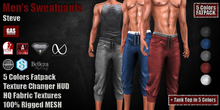 GAS [Men's Sweatpants Steve - 5 Colors w/HUD FATPACK] Demo