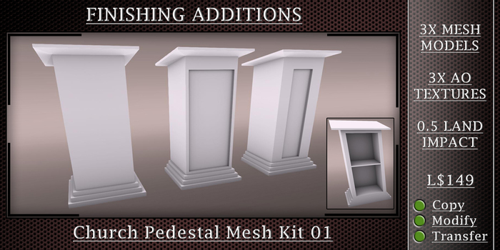 Church Pedestal Kit 01
