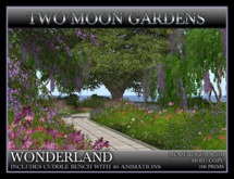 WONDERLAND* Landscape Garden Path with Wisteria Trees and 46 Animations