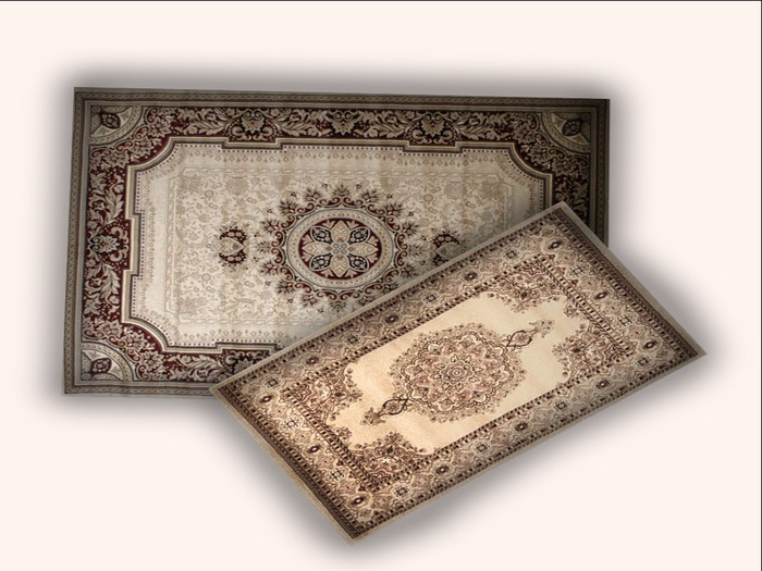 ::Rug Vintage Cream/Red::