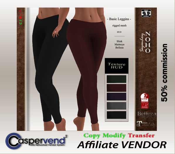 ! Affiliate Vendor [NOHO] - Basic Leggins