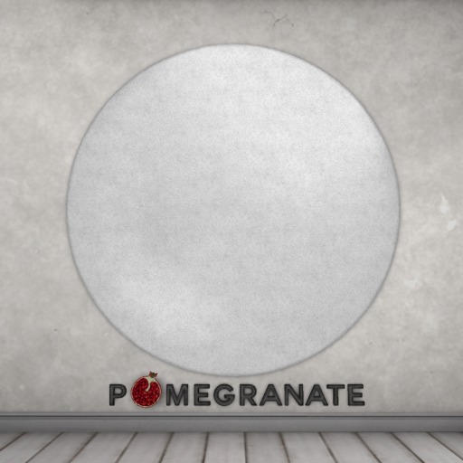 Pomegranate - Succulent Rug - Frost Round