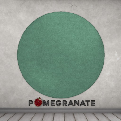 Pomegranate - Succulent Rug - Aloe Round