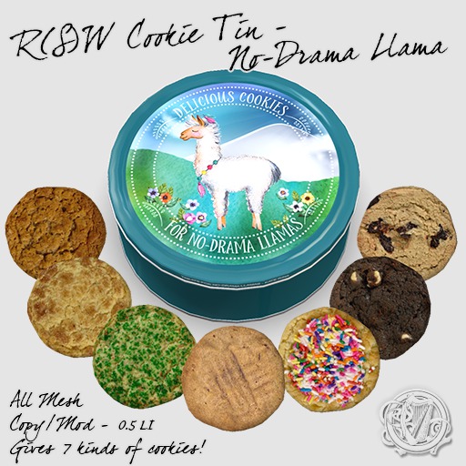 R(S)W Cookie Tin - No-Drama Llama