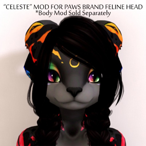 . { f } . PAWS Feline Head: Cabbit 2.0 - Bubblegum
