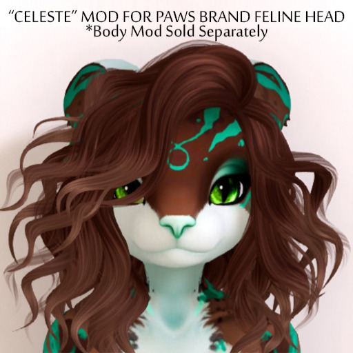 Celeste PAWS Head HUD: Mint Chocolate