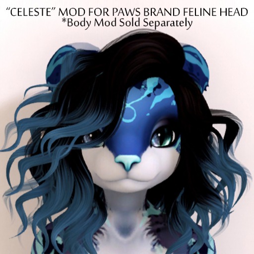 Celeste Paws Head: Oceanic