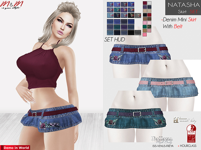MM-Natasha-Skirt & - Fitmesh( WEAR)