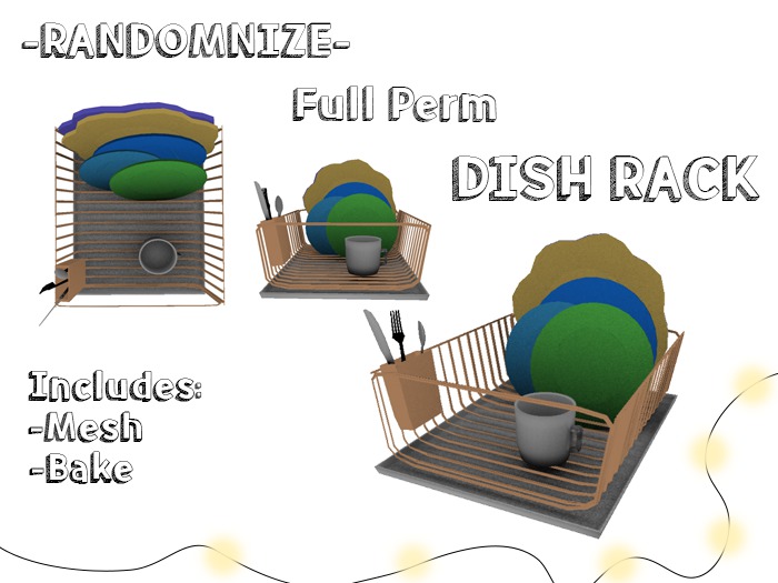 -R- Dish Rack (Full Perm)