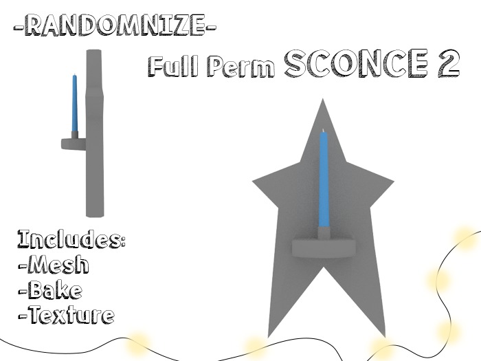 -R- Sconce (Full Perm)