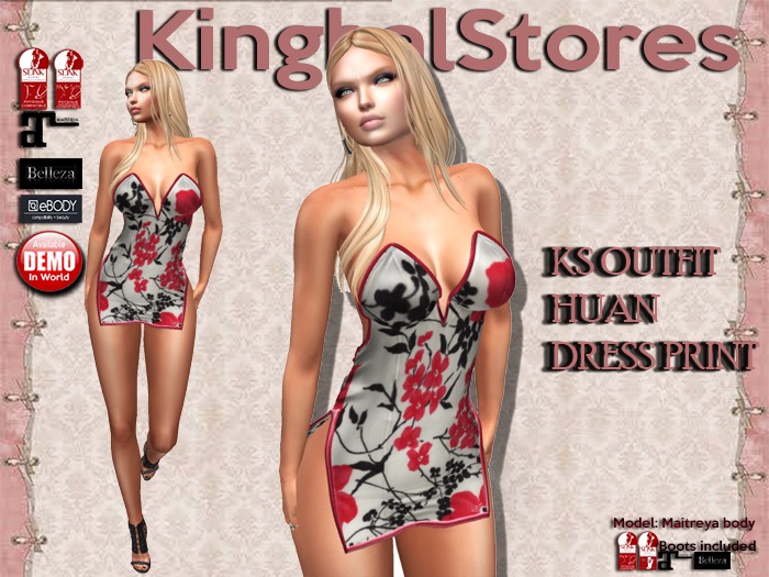 KS OUTFIT HUAN DRESS PRIMT