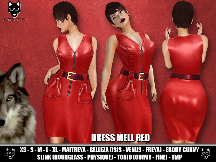 Alcateia - Dress Mell (Red)