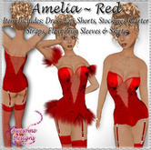 *Awesome Designs Amelia Set In Red
