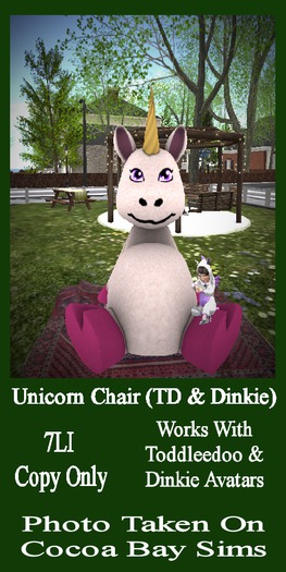 Unicorn Chair (TD & Dinkie)