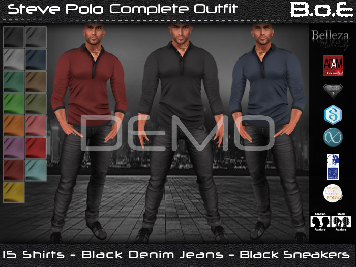 B.o.E - DEMO - Steve Polo Outfit (box)