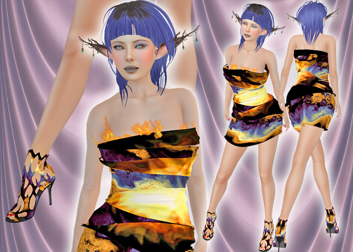 *Heart* - Fire Elf Outfitt