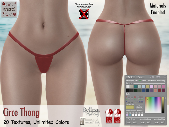Maci ~ Circe Thong DEMO
