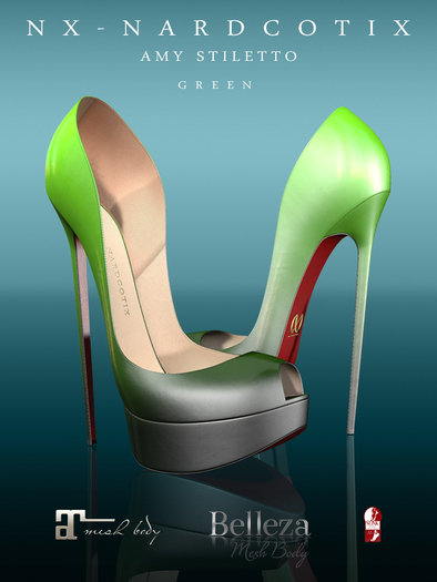 NX-Nardcotix Amy Stiletto Green