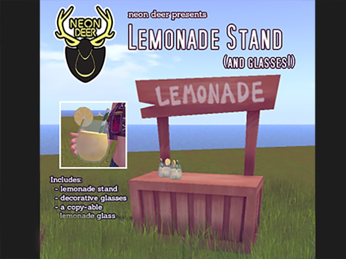 [[Neon Deer]] Lemonade Stand