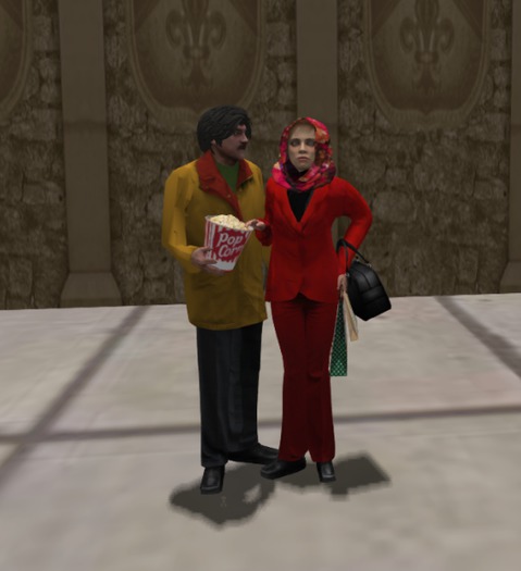 18 pareja palomitas