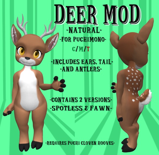 Deer Mod - Natural - Puchimono