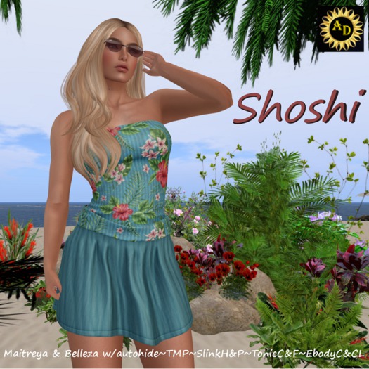 Shoshi Sundress Sky Boxed