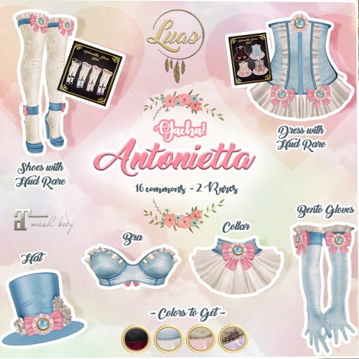 Luas Antonietta Socks & Shoes RARE