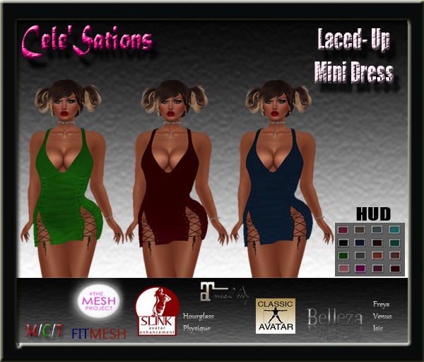 [CS] Laced Up Mini Dress (BOXED)
