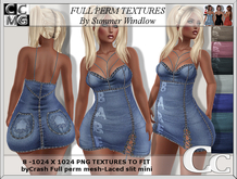 CRASH SLIT MINI TEXTURES -DENIM BABE X 8 - FULL PERM