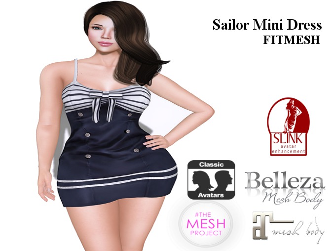 Sailor Mini Dress FITMESH
