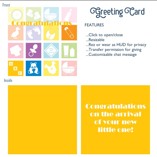 XpressiveU Card : Baby Congratulations