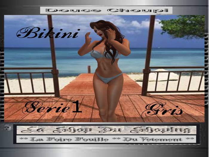 bikini gris - serie1 -boite