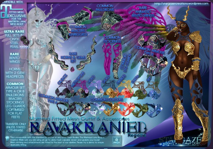 SG Ravakraniel Horns - RARE - Firebug