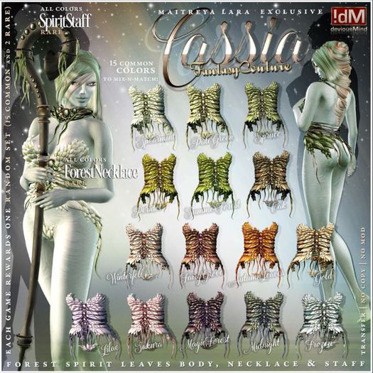 !dM Cassia **FOREST NECKLACE** (BOX #16 LARA) RARE