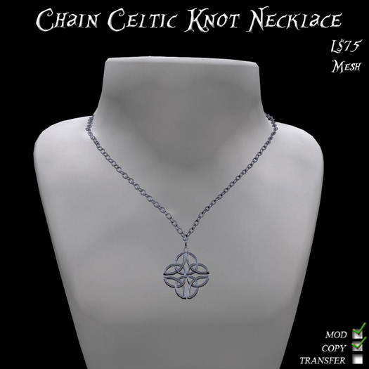 Chain Celtic Knot Necklace